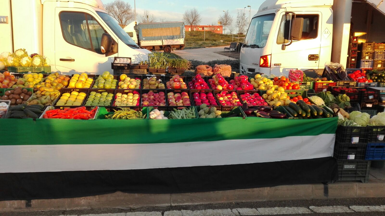 Puesto de Pedro Quiroga en el Mercado de Abastecimiento de Cáceres